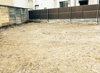 ２．東京都大田区マンション新築に伴うアスベスト解体工事の整地